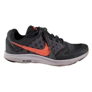 NIKE Downshifter 7 Running Shoes Womens 8 Gray Lava Glow Sneakers 852466-001